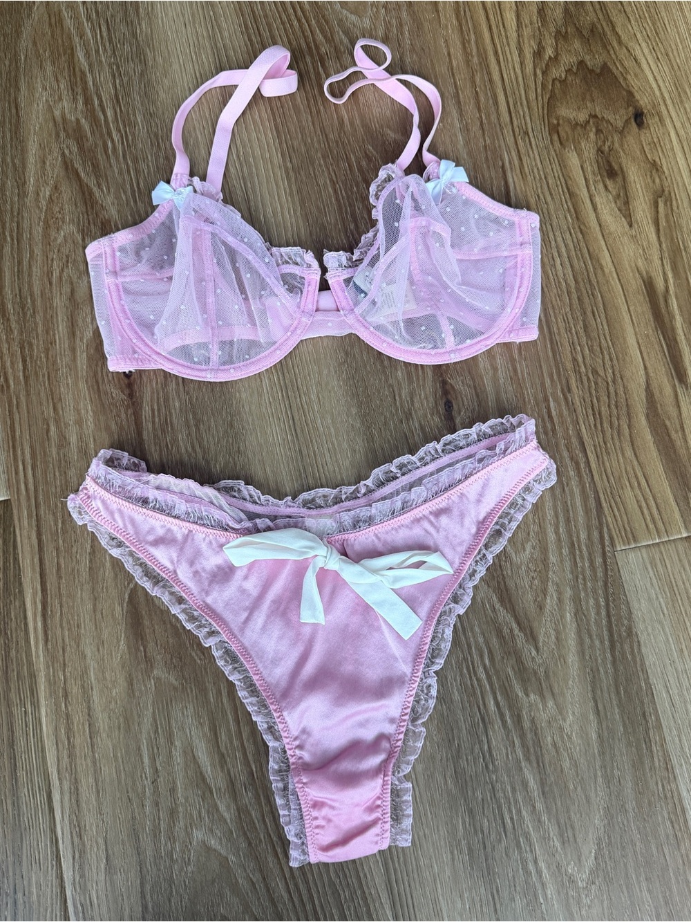 Beautiful Silk Lingerie Set 💖